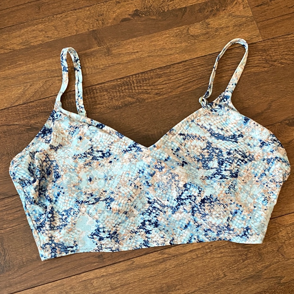 Beautiful print swim top